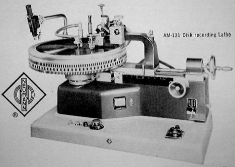 Neumann AM-131 Disk recording Lathe