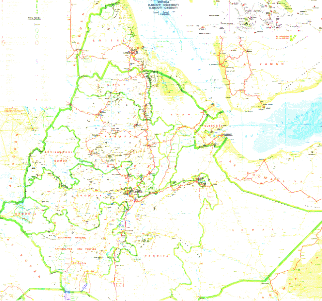 Ethiopia map