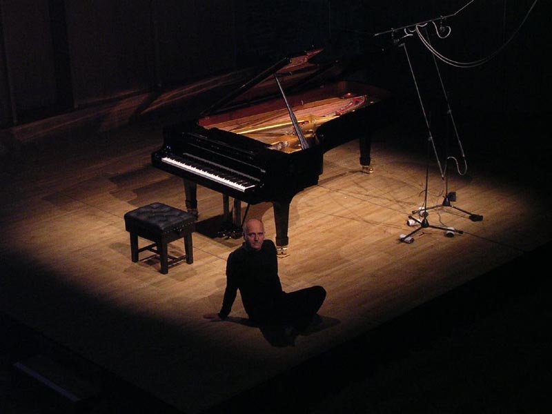 Ludovico Einaudi with piano