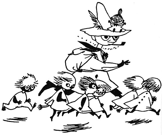 Snufkin and the Woodies