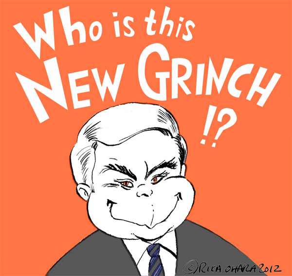 Newt Gringrich as New Grinch